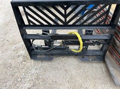 Skid Steer Forks Hydraulic Adjustable universal Cat Bobcat John Deere Gehl