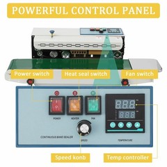 Automatic Band Sealer 110V Horizontal Digital Temperature Control Plastic Sealin