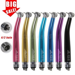USA Push Button Dental High Speed Handpiece Single water spray Air Turbine 2/4H