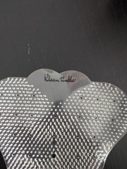 Pack of 3 Clear Triangle Restroom Urinal Mats 6.4″ Unscented Anti-Splash Screens