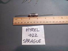 1 Sprague HYREL NOS capacitor .022uf Les Paul SG 335 Amplifiers
