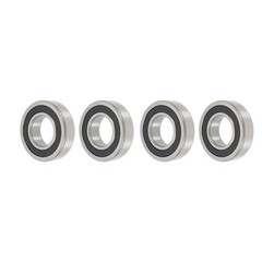 62/32-2RS 4 Pack 32mm Inner Dia 65mm OD 17mm Deep Groove Ball Bearing for CNC