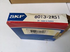 SKF 6013 2RS1, sealed ball bearing, made in France.
