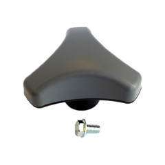 NEW 472992002 Door Knob Gray Handle Electrolux Wascator Wascomat Washer