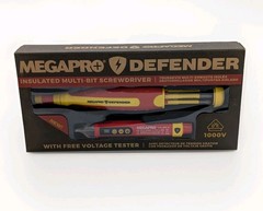 MEGAPRO 6-in-1 Insulated Multi-bit Screwdriver | VDE Certified | 1000V Pro