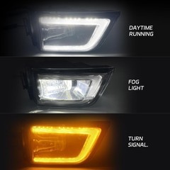 LED Fog Lights Assembly For 2003-2005 Toyota 4Runner, A Pair of Front Fog Lamps