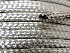 Tubular Braided Shield Tinned Copper Wire 1/4″ Wide Ground Strap USA 175′ FT