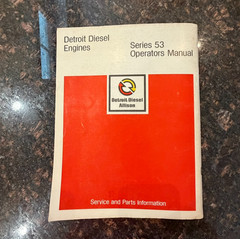 Detroit Diesel Allison Series 53 Owner Operator Maintenance Manual 1974 USA
