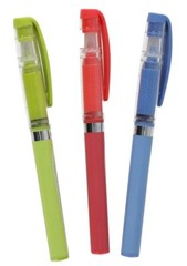 Inc R-2 Blast Comfort-Grip Roller Ball Pens 0.7mm, ~ Orange, Blue, Lime Ink