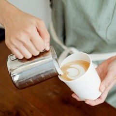 12 Oz Disposable Paper Coffee Cups Thick White Cups 100 Pack