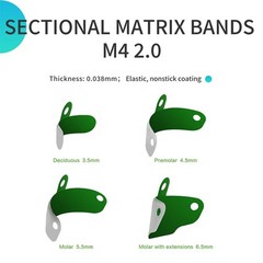 Dental Matrix Bands Ring Sectional Matrice Clamp Fit Garrison Palodent V3 System