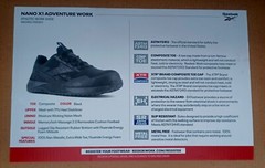 Nano X1 Adventure Work EH Comp Toe Women’s Size 7.5 W