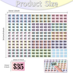 Garage Sale Stickers, 4050 Pcs 1/2″ X 3/4″ Rectangle Price Labels