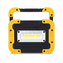 Portable LED Work Light Rectangle 10W COB 750 Lumen. 4400mAh High Low SOS Mode