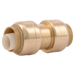 60 pack-1/2″ push to connect straight union brass fitting