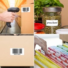2.25″x1.25″ Direct Thermal Labels for UPC Barcodes Zebra Printer 1000 Per Roll