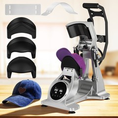 Digital Cap Hat Heat Press Transfer Sublimation Machine Automatic Double Heater