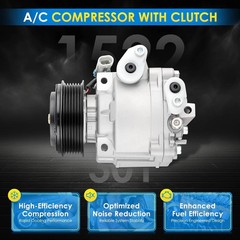 Used Car AC Compressor Fit for 2013-2022 Buick Encore, 2020-2021 Encore GX,