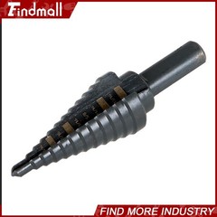 Findmall 5 Pack Oxide M2 Multiple Hole 50 Sizes 1/8- 1-3/8″ HSS Step Drill Bit