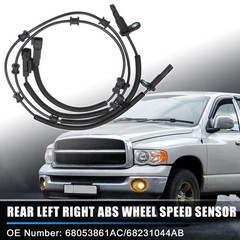 X AUTOHAUX 2pcs ABS Wheel Speed Sensor Rear Left Right Wheel ABS Brake Sensor fo