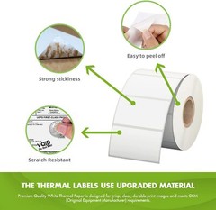 2″ x 1″ Multipurpose Barcode Direct Thermal Label, FNSKU UPC FBA 1300 X 12 Rolls