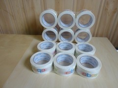 TWO ROLLS of eBay Branded Packaging Shipping Tape with Color Logo 75Yds x 2 in.