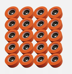 20 x SUPERIOR QUALITY ORANGE DRUM ROLLER BEARING FOR HUEBSCH/SQ/IPSO – 70298701