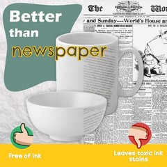Newsprint Packing Paper – 320 Sheets, Large 27″ x 17″ Unprinted Packing Paper…