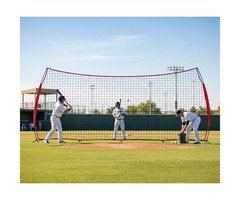 7x7ft/12x9ft/16x10ft/20x10ft Barricade Backstop Net, Sports Barrier Net, Mult…