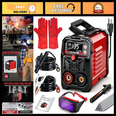 Portable 110V Welding Machine – 2-in-1 Stick & Lift TIG Welder, 20-135A IGBT Inv