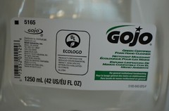 3X GOJO 5165 Green Certified Foam Hand Cleaner Refill 1250 ml each EX. 2022