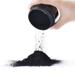 2-Pack Teeth Whitening Charcoal Powder + Bamboo 0.53 Ounce (Pack of 2), Black
