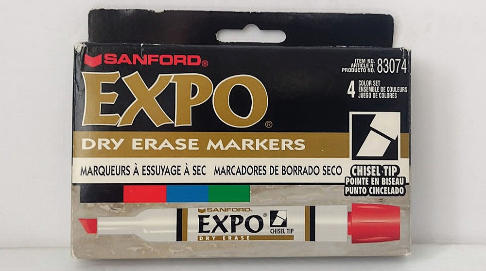 Vintage Sanford Expo Dry Erase Markers Set Of 3 Chisel Tip #83074 1995