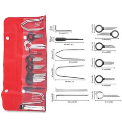 HFS 20PCS Professional Automotive Audio Stereo CD Player Radio Removal Keys Tool