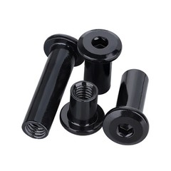 M2-M10 Black Stainless Chicago Screws Nut Sex Bolt Sleeve Nut Hex Socket Female