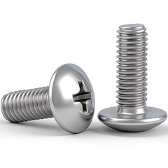 M5 – 0.8 Stainless Steel Phillips Truss Head Machine Screws Cross Recessed Bolts