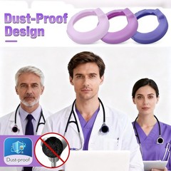 3 Pcs Silicone Chestpiece Covers for EKO CORE 500 Stethoscope Gradient Purple