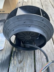 AC centrifugal Blower fan EKHR 250-2SP.066.5DF Rosenberg N50-25000 115v CFM