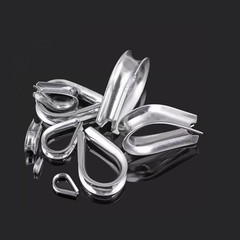 Wire Rope Thimble Clamp Stainless Steel 304 A2 Cable Clip Loop Eyelets M1.5-M16