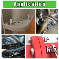 360 Pcs Flat Washer and Spring Lock Washers Assortment Kit7 SAE Sizes Washers