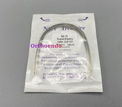100Pcs Dental Ortho Super Elastic Niti Arch Wire Round Rectangular Wires Natural
