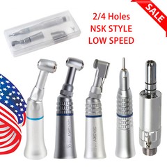NSK Style Dental Low Slow Speed Handpiece Straight/Contra Angle/ Air Motor 2/4H