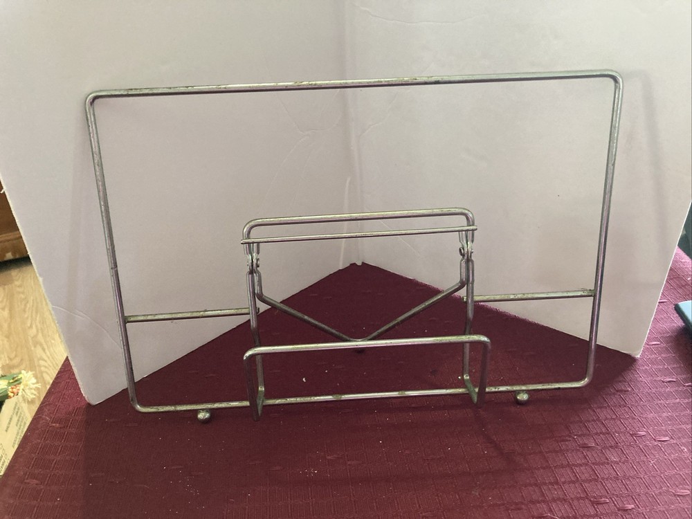HUBERT® Metal Sign Display Holder with Easel Back Horizontal Lot of 3