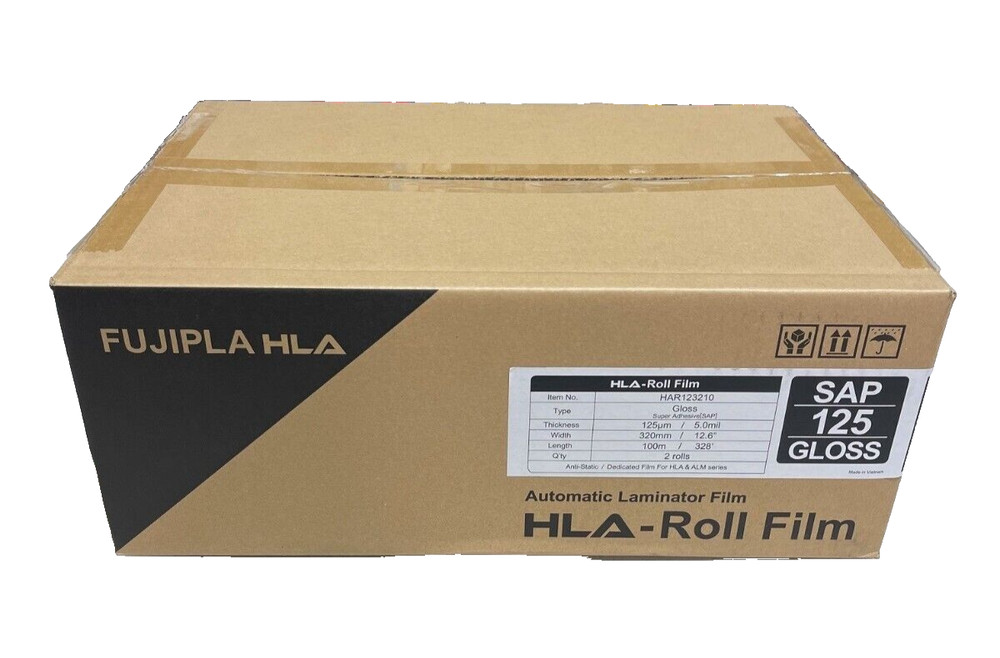 FujiPla HLA & ALM Laminating Film Rolls 5 mil Gloss 12.6″ X 328′ – 2rolls