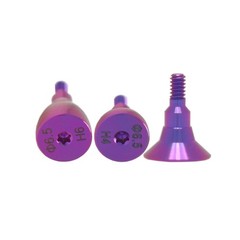 US 5Pcs Dental Healing Abutment Closure Cover Cap Screws Fit ITI Straumann NC/RC