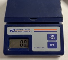 Official United States Postal Service USPS Blue Shipping Scale 0-10 Lb with Cord