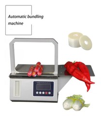 Automatic Strapping Bundling Machine Heat Strapping Machine/100 roll Tape 12mm