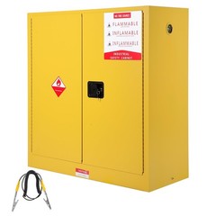 Flammable Safety Cabinet 2/4/30/40/45 Gal Fire Resistant Steel Storage Cabinet