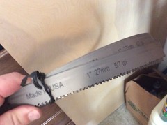 MORSE 11′ 5″ x 1″ x .035″ 5/7 TPI Challenger Bandsaw Saw Blade (NO BOX)
