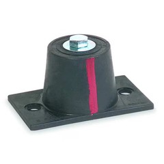 Mason Industries Floor Mount Vibration Isolator,Neoprene 4C877 Mason Industries